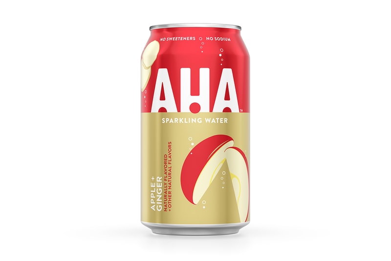 Coca-Cola AHA Flavored Seltzer Line Release Info Buy Price Where Apple Blueberry Cherry Orange Lime Lemon Peach Strawberry Ginger Pomegranate grapefruit cucumber honey watermelon citrus green tea black coffee