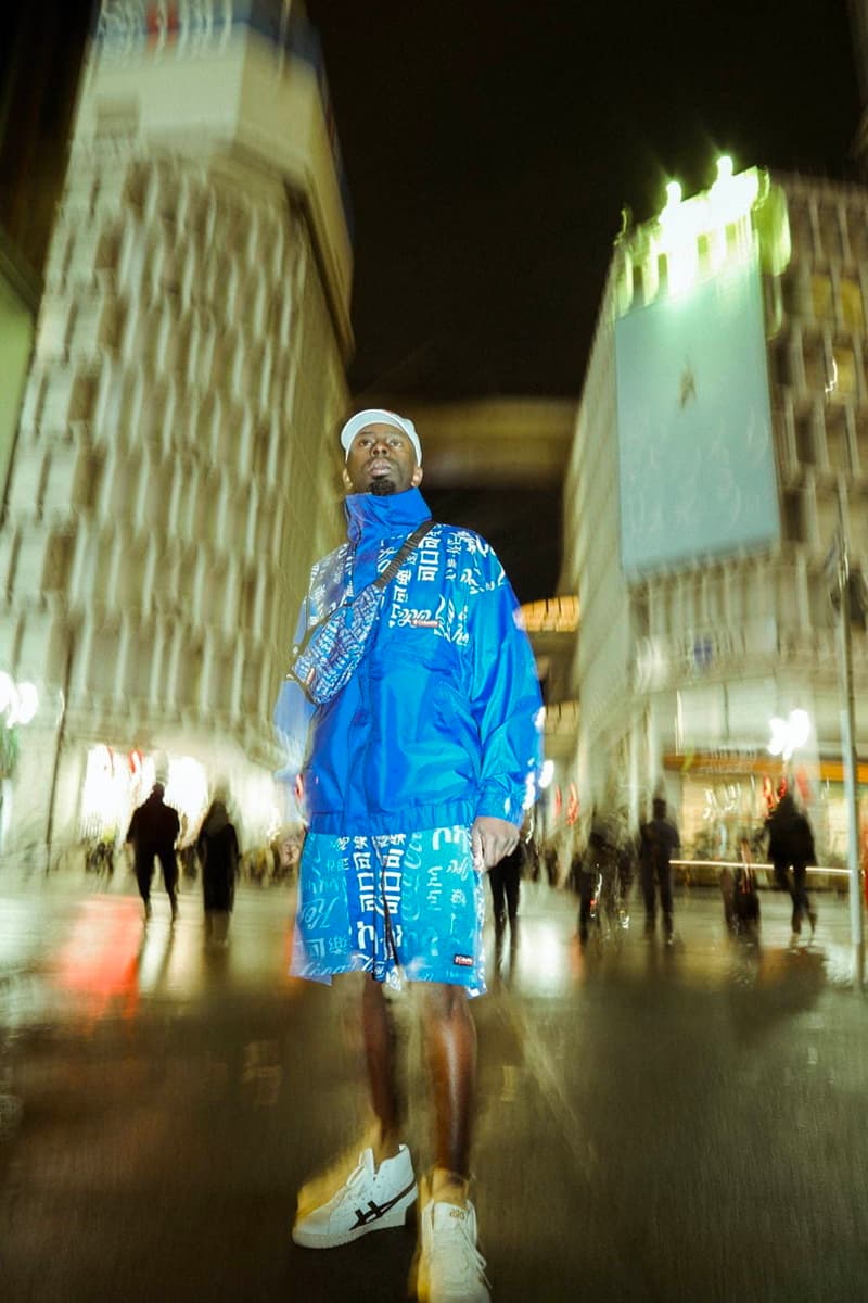 Coca Cola Columbia atmos LAB spring summer 2020 Capsule lookbook menswear collection streetwear beverage outdoor mountaineering trekking tokyo japan japanese jackets t shirts