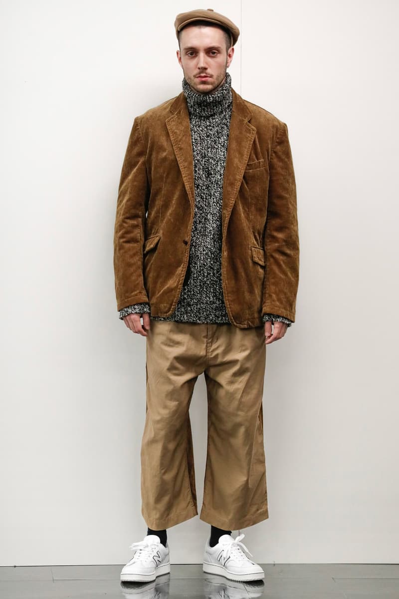 COMME des GARcONS HOMME Fall Winter 2020 lookbook collection multi panel deoncstruction british sartorial style menswear streetwear rei kawakubo japanese japan designers