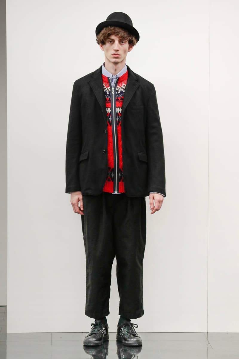 COMME des GARcONS HOMME Fall Winter 2020 lookbook collection multi panel deoncstruction british sartorial style menswear streetwear rei kawakubo japanese japan designers