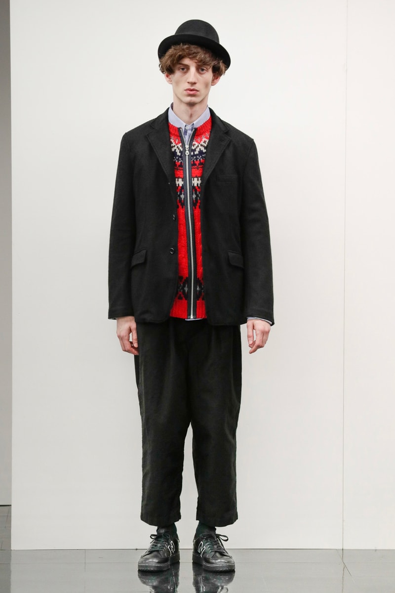 COMME des GARcONS HOMME Fall Winter 2020 lookbook collection multi panel deoncstruction british sartorial style menswear streetwear rei kawakubo japanese japan designers
