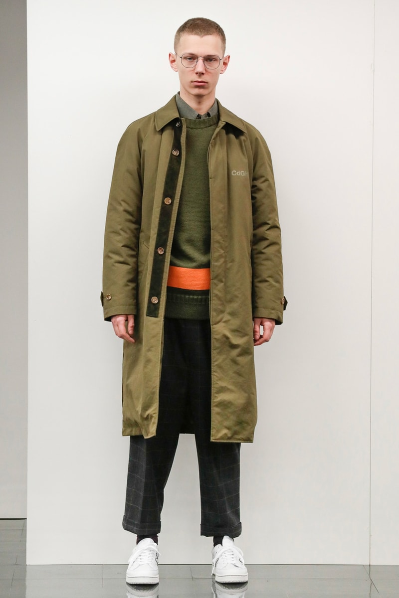 COMME des GARcONS HOMME Fall Winter 2020 lookbook collection multi panel deoncstruction british sartorial style menswear streetwear rei kawakubo japanese japan designers