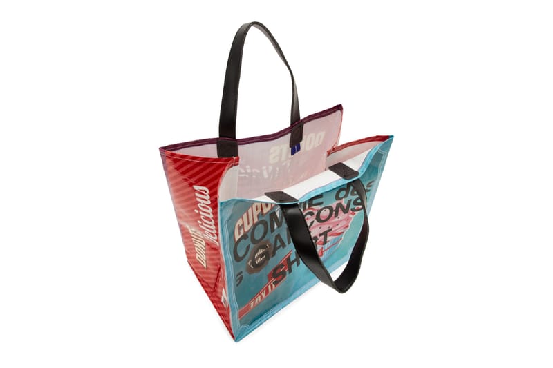 comme des garons shirt paper tote bag