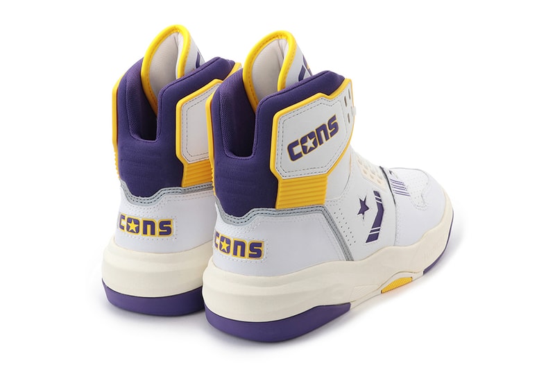 converse erx 400 ew hi white yellow gold purple lakers release date info photos price