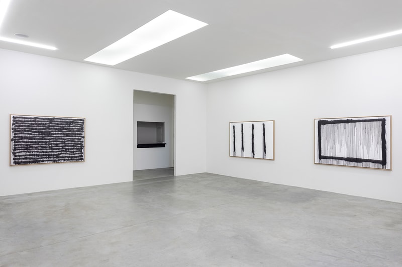 Craig Costello "New Work" Solo Exhibition Eighteen Gallery Paintings Black White Graffiti 