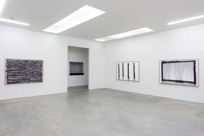 Craig Costello "New Work" Solo Exhibition Eighteen Gallery Paintings Black White Graffiti