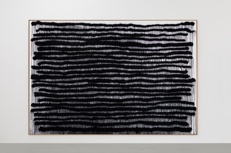 Craig Costello "New Work" Solo Exhibition Eighteen Gallery Paintings Black White Graffiti 