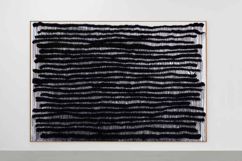 Craig Costello "New Work" Solo Exhibition Eighteen Gallery Paintings Black White Graffiti