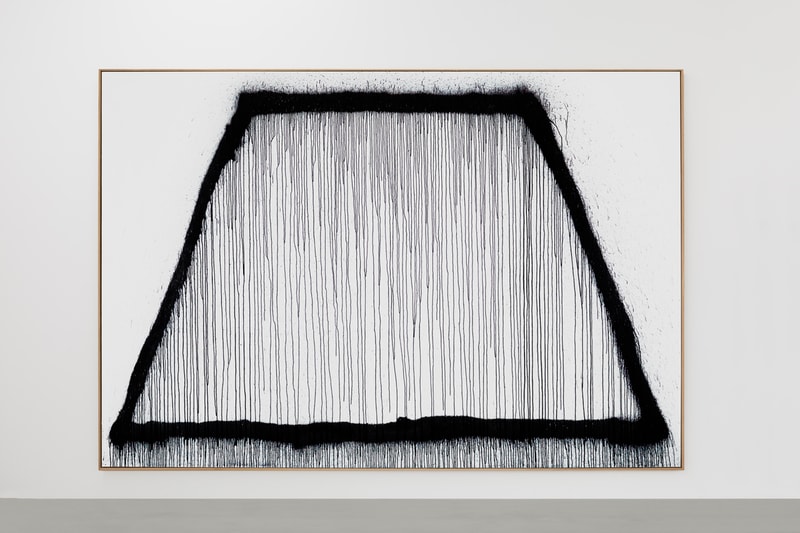 Craig Costello "New Work" Solo Exhibition Eighteen Gallery Paintings Black White Graffiti 