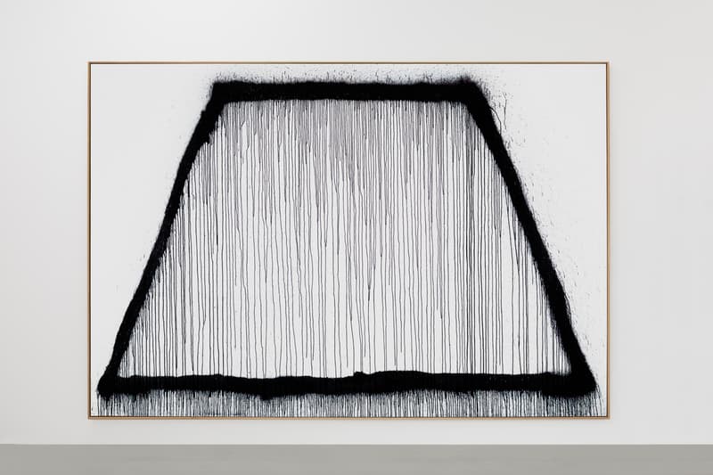 Craig Costello "New Work" Solo Exhibition Eighteen Gallery Paintings Black White Graffiti