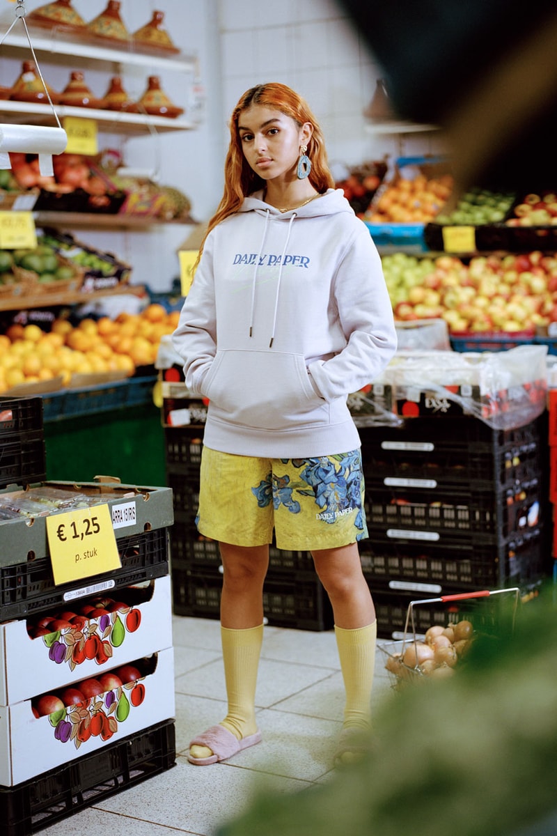 van gogh museum daily paper collection collaboration spring summer 20 ss20 release jackets trousers tshirts t shirts art work paintings irises self portrait as a painter