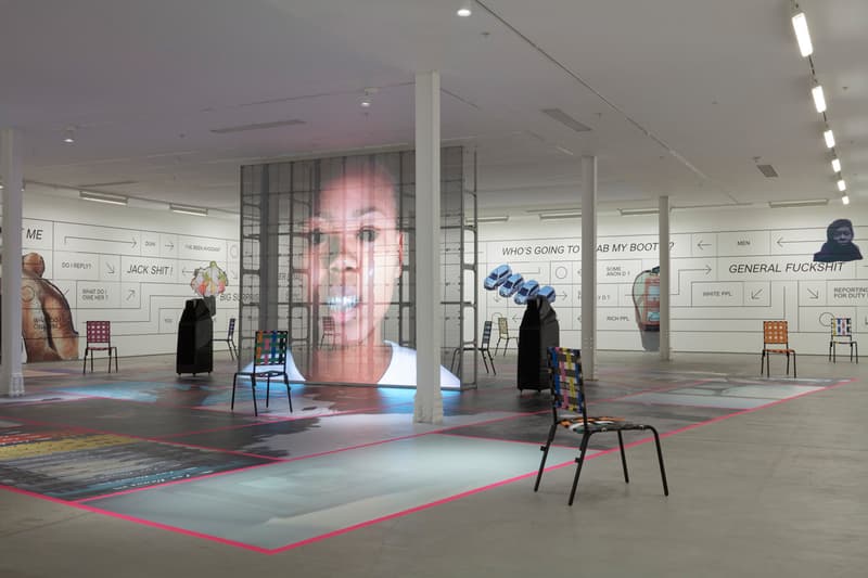 de Young Museum "Uncanny Valley: Being Human in the Age of AI" Exhibition Installations Sculptures Machines Photographs Videos