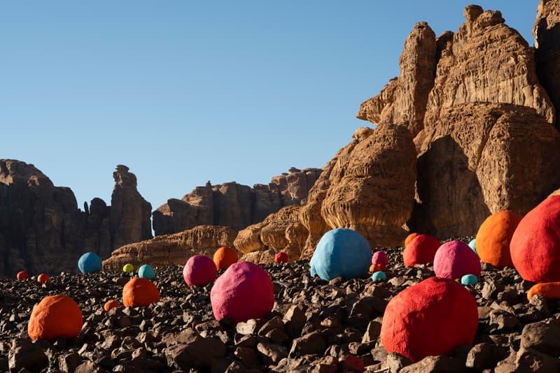 Desert X AlUla Site-Specific Installations Sculptures Trampolines Rocks Pyramids Structures Canyons Wood Glass Plastic Pallets