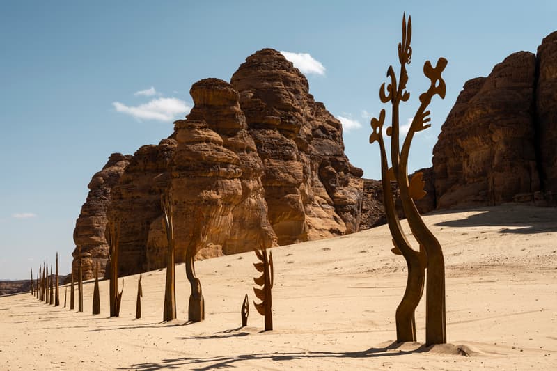 Desert X AlUla Site-Specific Installations Sculptures Trampolines Rocks Pyramids Structures Canyons Wood Glass Plastic Pallets