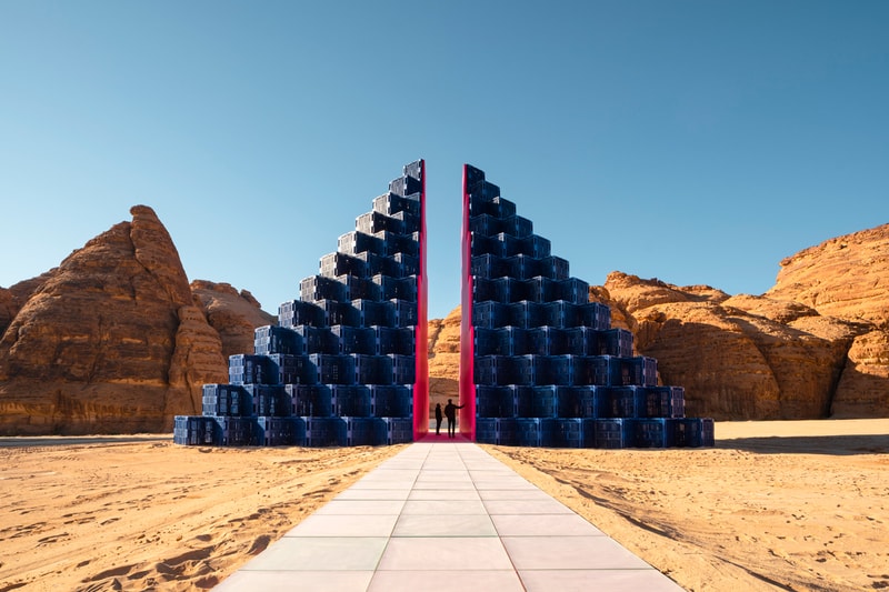 Desert X AlUla Site-Specific Installations Sculptures Trampolines Rocks Pyramids Structures Canyons Wood Glass Plastic Pallets