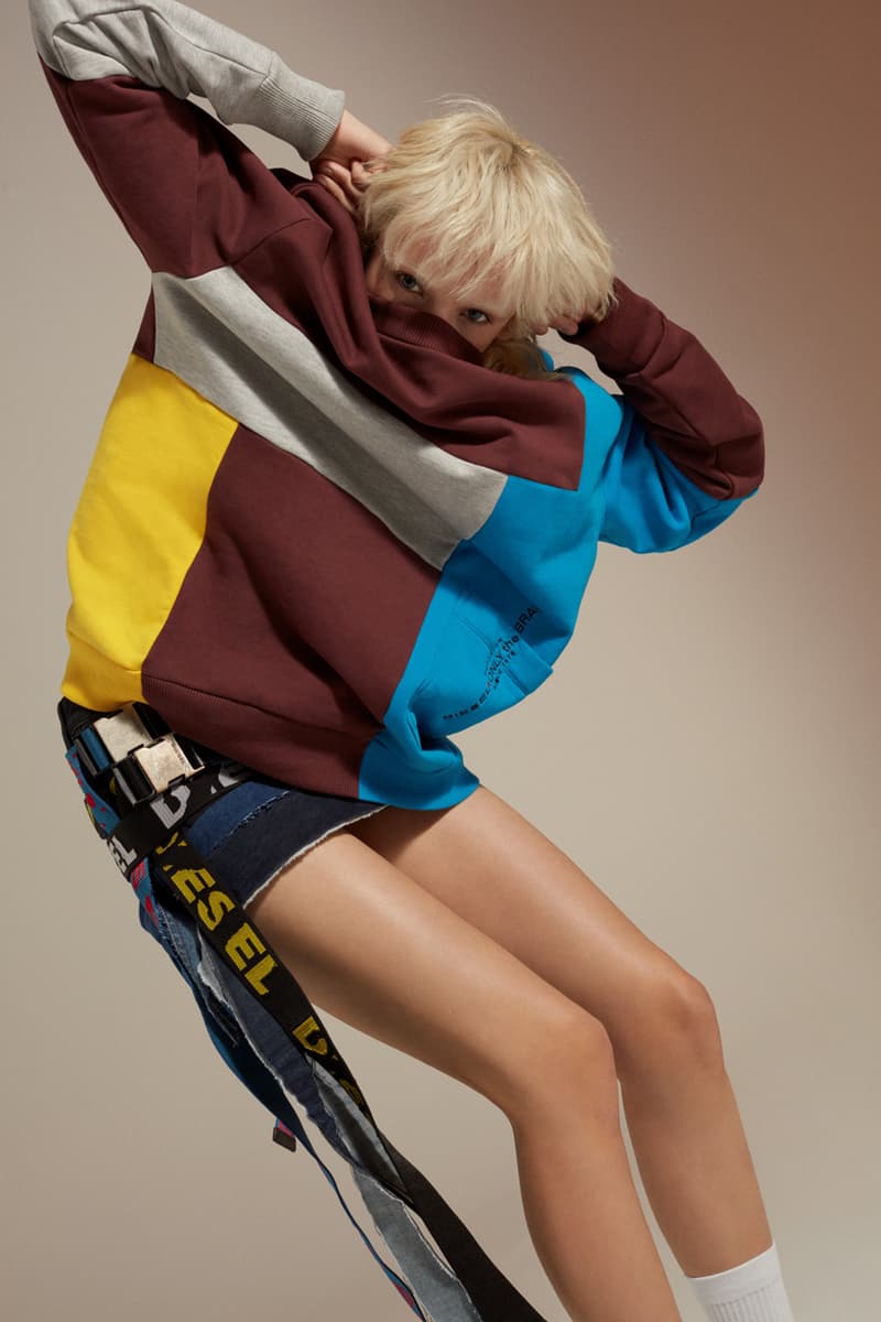 Diesel Upcycling for 55DSL Capsule Collection Milan Fashion Week Shirts Jackets Pants Shorts T-shirts Sweatshirts Denim