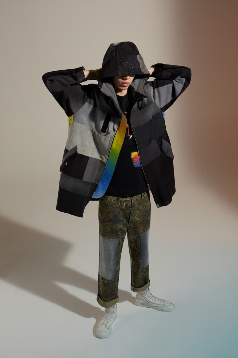 Diesel Upcycling for 55DSL Capsule Collection Milan Fashion Week Shirts Jackets Pants Shorts T-shirts Sweatshirts Denim