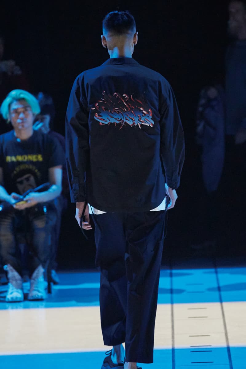 Diet Butcher Slim Skin Spring/Summer 2020 Collection Kosuke Kawamura GUCCIMAZE "Curiosity" Shirts Jackets Pants Bags Crewnecks Graffiti Runway Scarves Blazers Bomber Jackets 