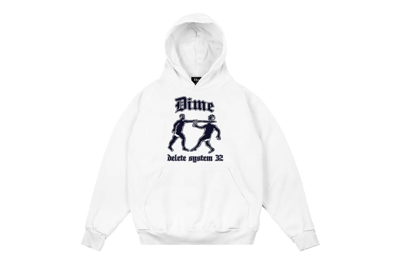 dime white hoodie