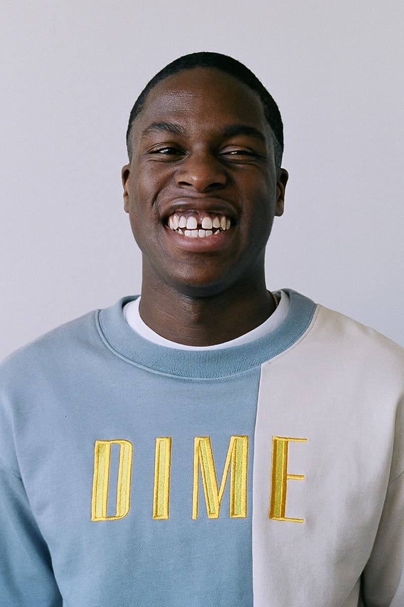 DIME Spring 2020 Lookbook Daniel Caesar singer songwriter toronto canadian montreal skatebrand skate boarding streetwear menswear jackets hoodies graphic t shirts collection