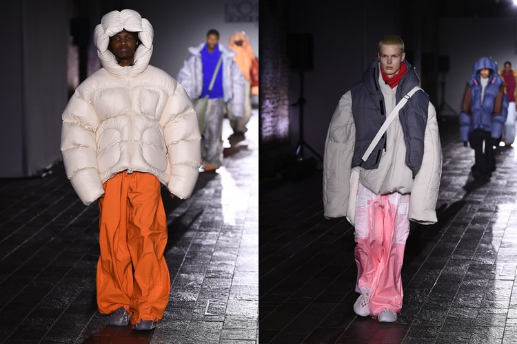 CSM Student Designer Ding Yun Zhang Debuted Custom YEEZY Foam Runners at LFW