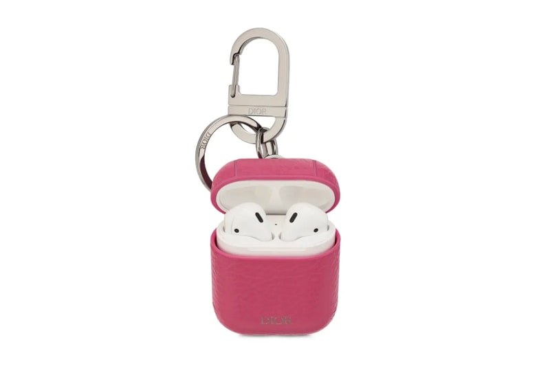 Dior Fuchsia Grained Calfskin AirPods Case Release apple iphone Info