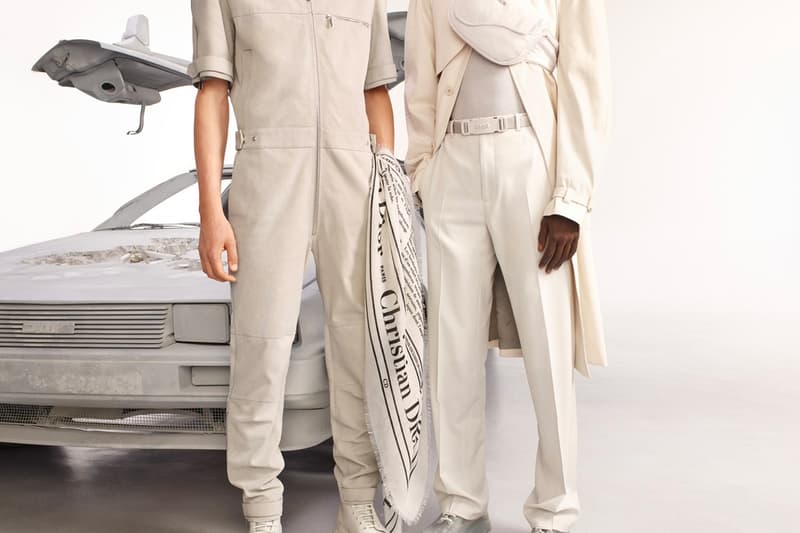 Dior Men rework reissue iconic newspaper print Spring Summer 2020 Kim Jones Daniel Arsham millennium haute couture y2k 2000 temporal project future 3020 newspaper