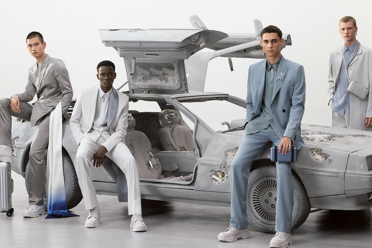 dior spring summer 2020 mens daniel arsham kim jones collection steven maisel tailoring release information sneakers accessories rimowa saddle bag collaboration buy cop purchase