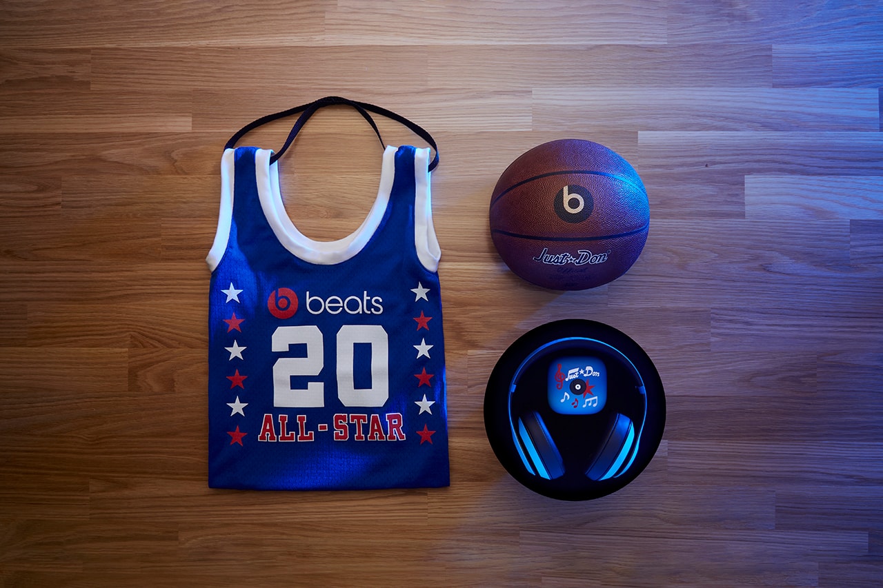 Don C Beats Studio3 Wireless & Powerbeats for LeBron James 2020 NBA All-Star Weekend Apple Products Headphones Earphones Basketball Case Jersey Style Tote Bag Closer Look Chicago 