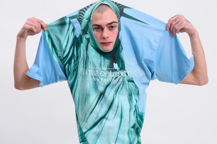 DOUBLET Releases Its SS20 Faceout Clutch Bag & Tourist T-Shirts