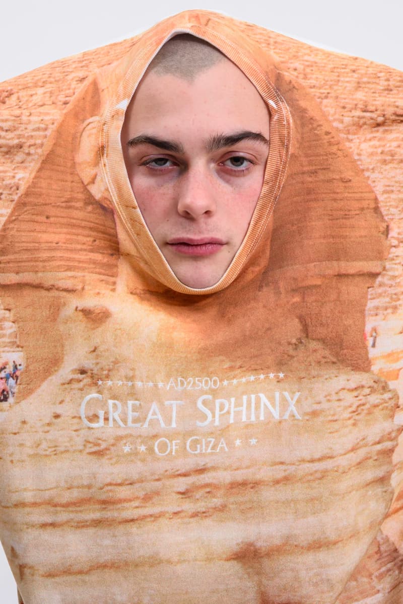 DOUBLET Spring Summer 2020 Faceout Clutch T-shirts Release Magazine Sphinx of Giza Statue of Liberty Info Buy Price
