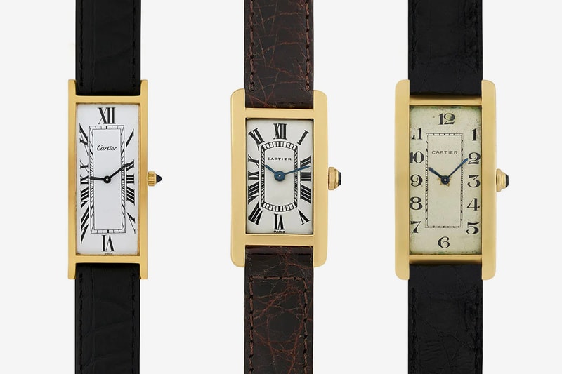 dover street market los angeles la vintage rare cartier watches tank exhibition harry fane 