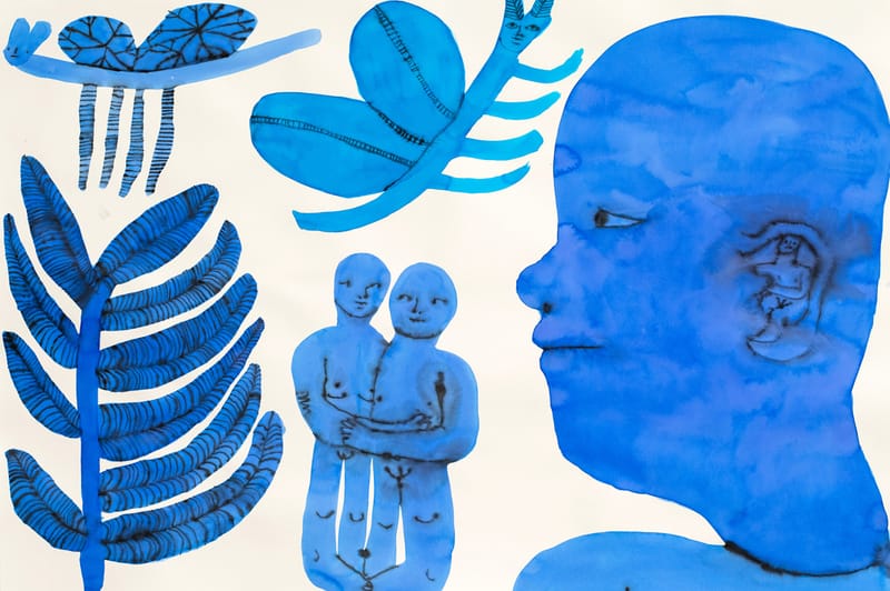 Emma Kohlmann's Playful Watercolor Works Allude to Growth & Egalitarianism