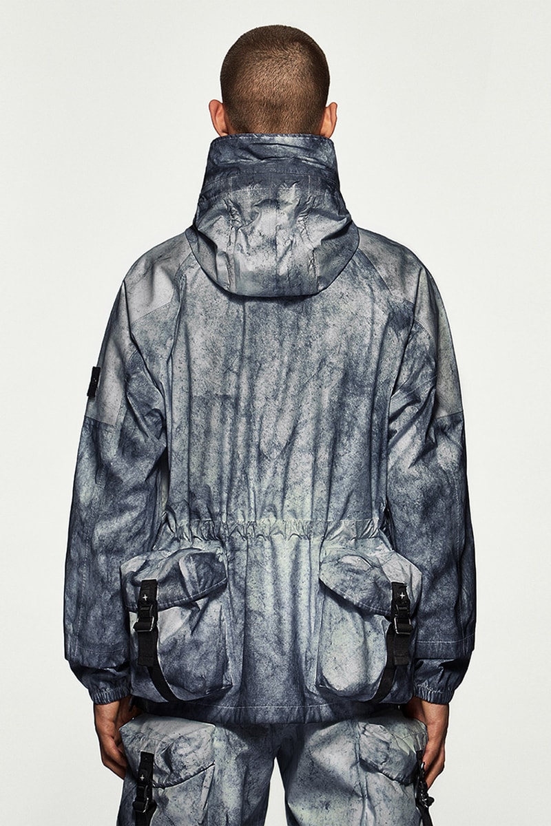 end clothing stone island release information buy cop purchase cargo pants anorak jacket material colorway design