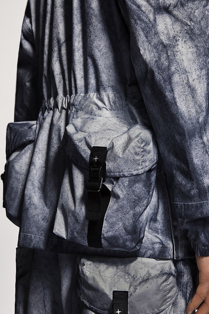 end clothing stone island release information buy cop purchase cargo pants anorak jacket material colorway design