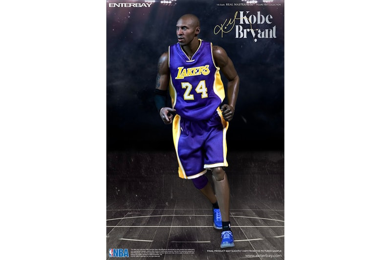 ENTERBAY Relaunches Kobe Bryant "Real Masterpiece" Series black mamba basketball nba Lakers LA Lakers Los Angeles Lakers