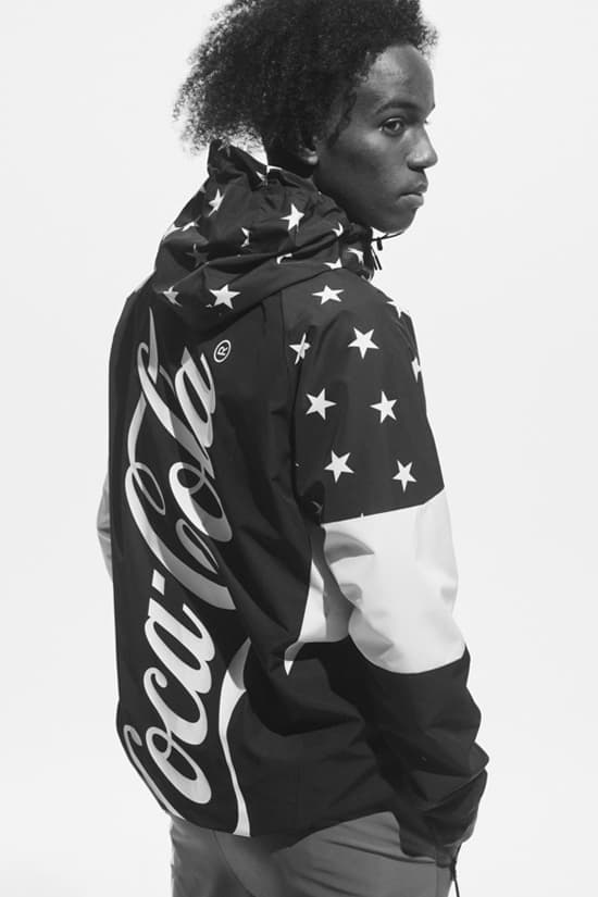 Coca Cola F C Real Bristol 2020 spring summer Capsule collection sophnet soph japanese designers streetwear star spangled red white blue monochromatic jackets shorts hoodies