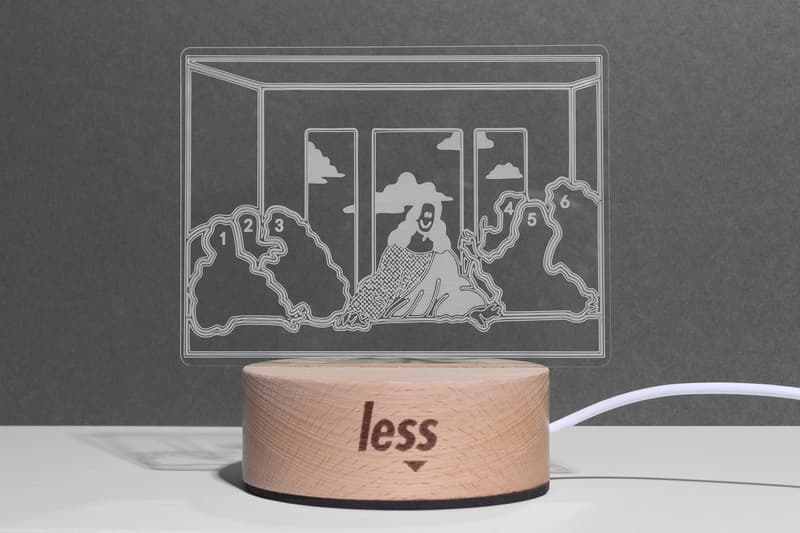Face for LESS Taiwan Graphic Collaboration Pop-Up collection hoodies coaches jackets tee shirt okada pillow light leonardo da vinci print beat takeshi kitano bruce lee release date info