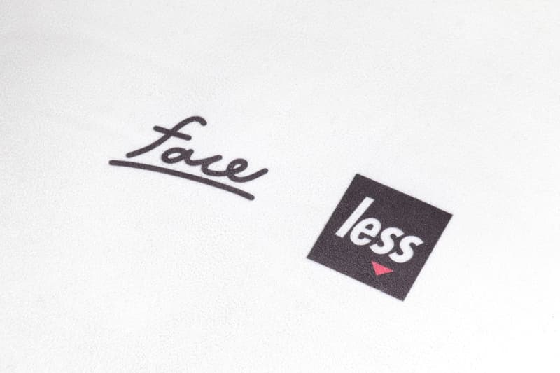 Face for LESS Taiwan Graphic Collaboration Pop-Up collection hoodies coaches jackets tee shirt okada pillow light leonardo da vinci print beat takeshi kitano bruce lee release date info