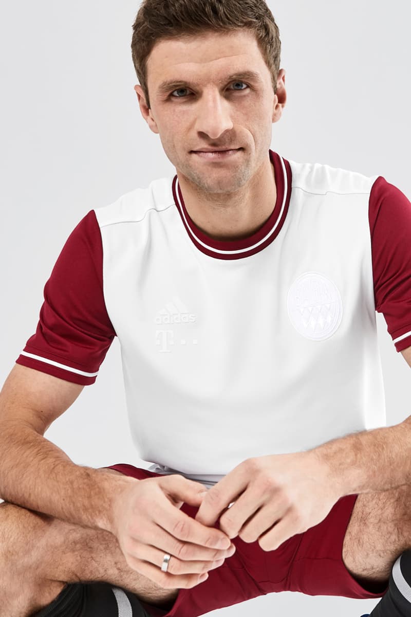 Bayern Munich 120th Anniversary jersey adidas football soccer release information 1932 muller gnabry alaba first look buy cop purchase