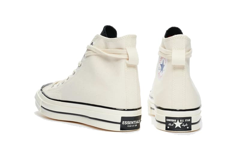 fear of god essentials converse chuck 70 hi high black egret natural white 167954C release date info photos price