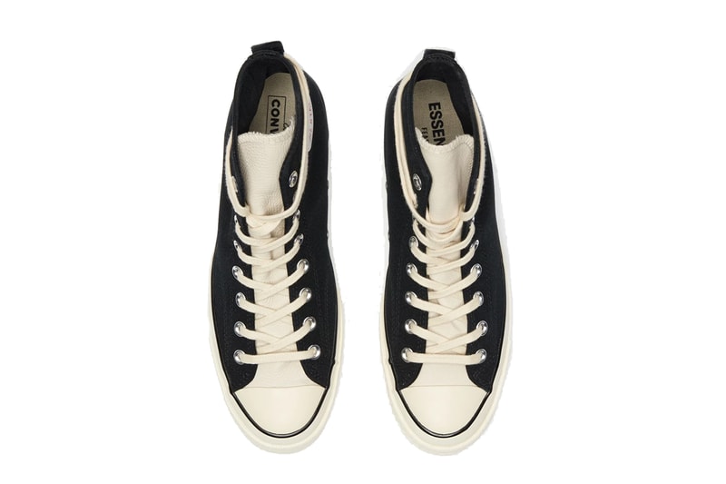 fear of god essentials converse chuck 70 hi high black egret natural white 167954C release date info photos price