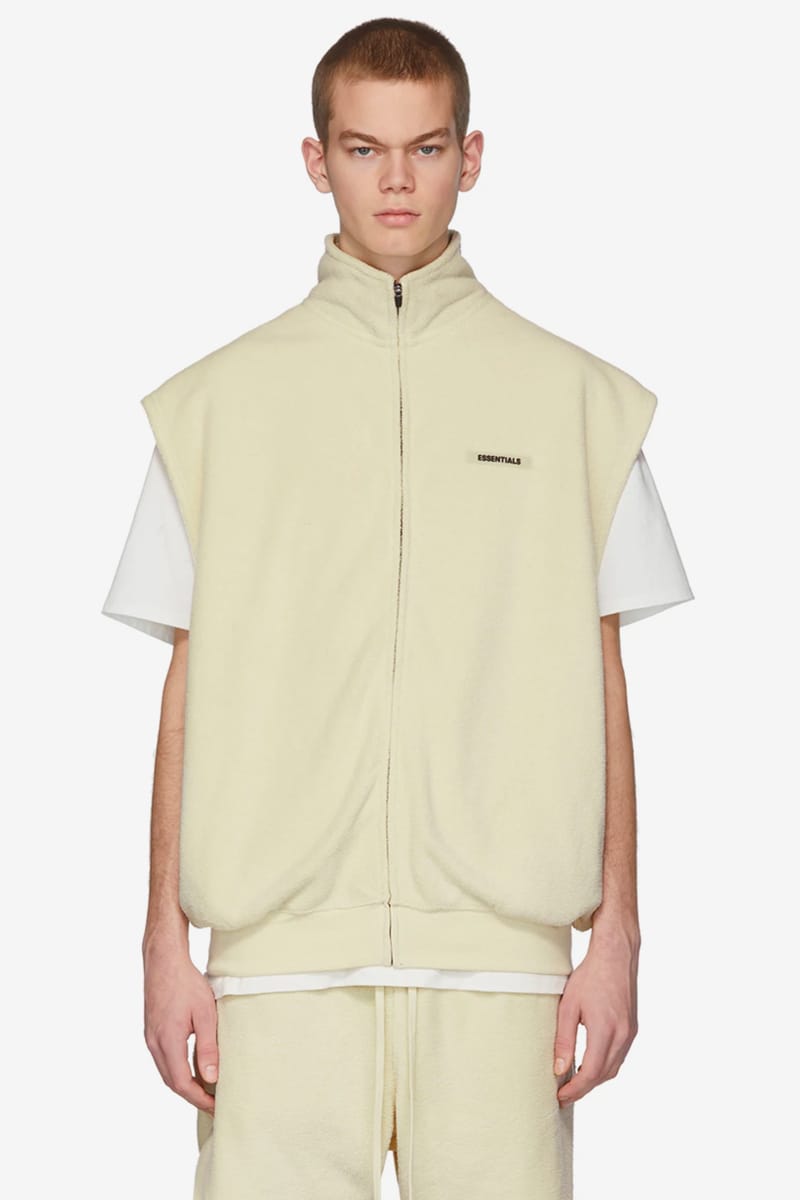 fear of god essentials half zip