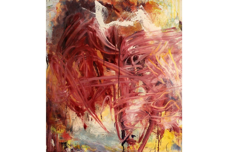 Frank Holliday "SEE/SAW" Exhibition Mucciaccia Gallery Paintings Neo-Expressionism Brushstrokes 