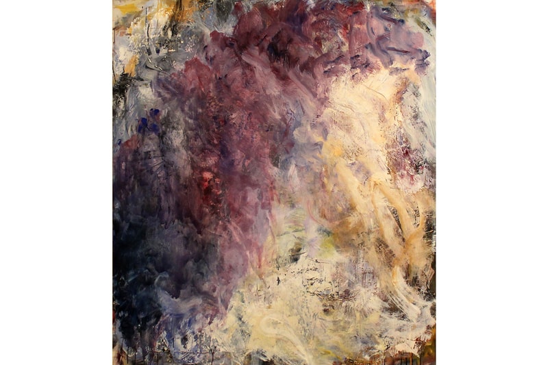 Frank Holliday "SEE/SAW" Exhibition Mucciaccia Gallery Paintings Neo-Expressionism Brushstrokes 