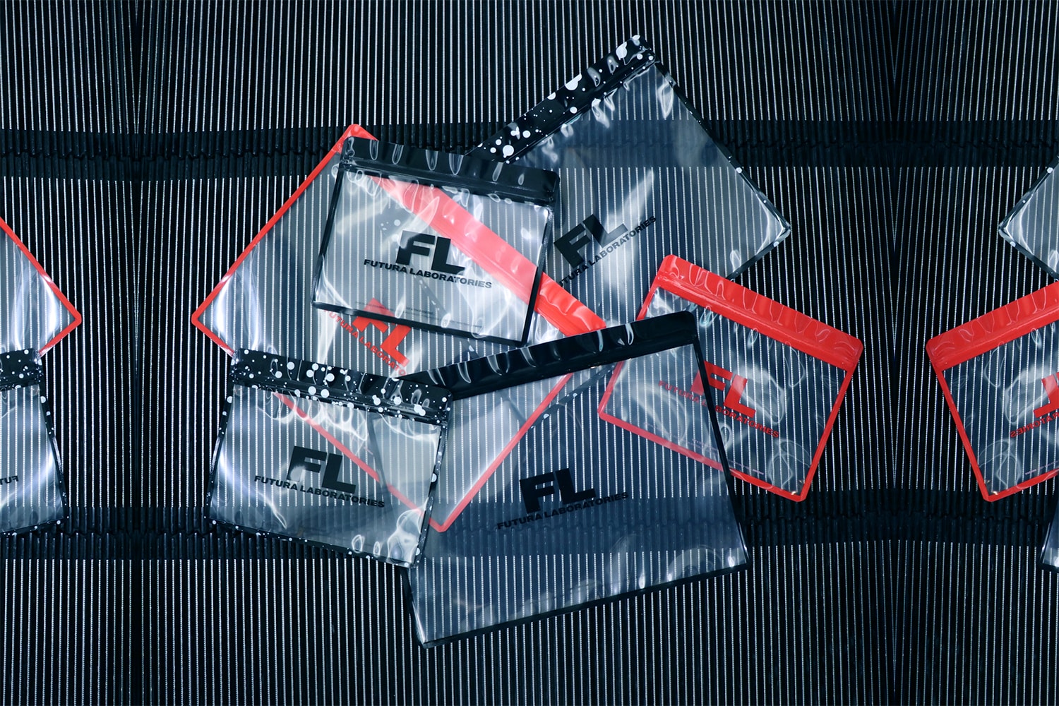 Futura Laboratories Pake Release Info Japanese Zip Bag Red Black Drops graffiti Isetan Shinjuku Harajuku Pop Up
