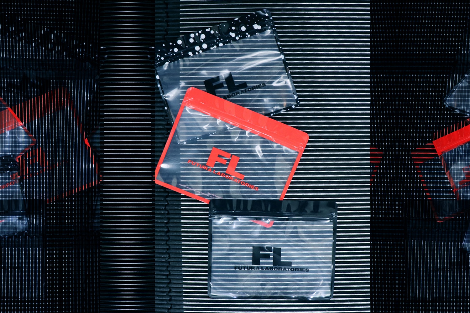 Futura Laboratories Pake Release Info Japanese Zip Bag Red Black Drops graffiti Isetan Shinjuku Harajuku Pop Up