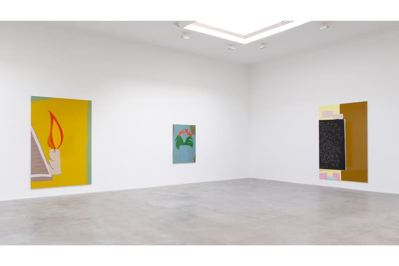 Gary Hume & Francis Upritchard Museum Dhondt-Dhaenens 'Destroyed School Paintings' 'Big Fish Eat Little Fish' Paintings Scenography