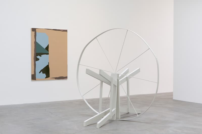 Gary Hume & Francis Upritchard Museum Dhondt-Dhaenens 'Destroyed School Paintings' 'Big Fish Eat Little Fish' Paintings Scenography