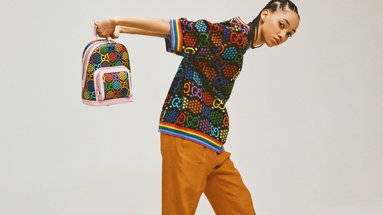 夢幻色調:GUCCI 全新 GG Psychedelic 別注系列